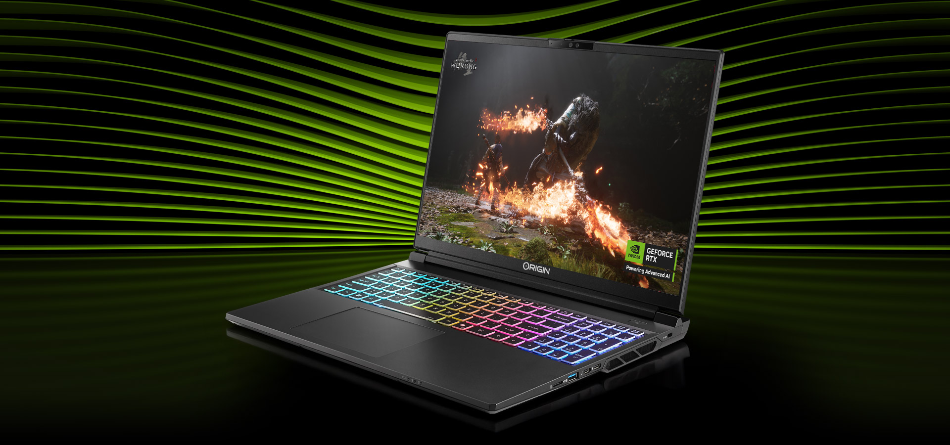 Wukong on EON16-X - NVIDIA Geforce RTX, Powering Advanced AI