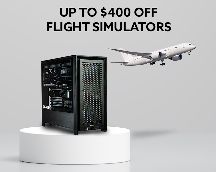 Up to $400 Off FLIGHT SIM PCs