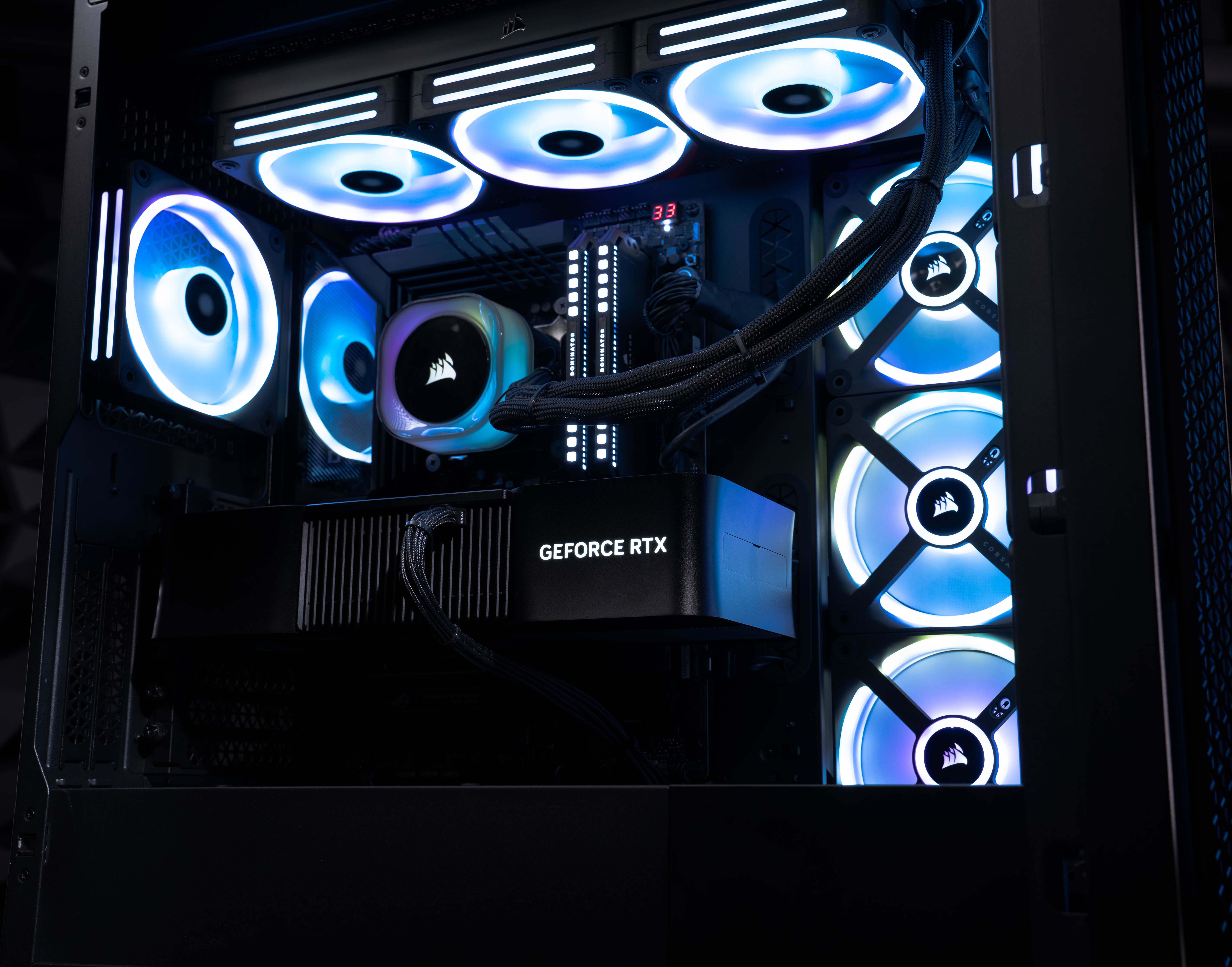 RTS System with side-panel opened showcasing internal components.